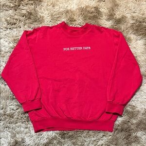 Classic Pink Crewneck Sweater - For Better Days